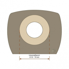 UN-20 universal Staubsaugerbeutel für Kesselsauger 20 Liter