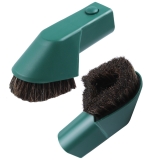 Furniture brush with hoursehair and Wappen/crest connector suitable for Vorwerk devices