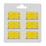 Vac chips for fresh air: lemon-flavor suitable for all vacuum cleaners (6pc.)
